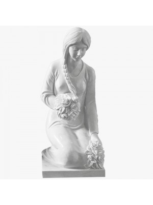 Скульптура ангела из мрамора №111 — ritualum.ru Скульптура ангела из мрамора №111 — ritualum.ru